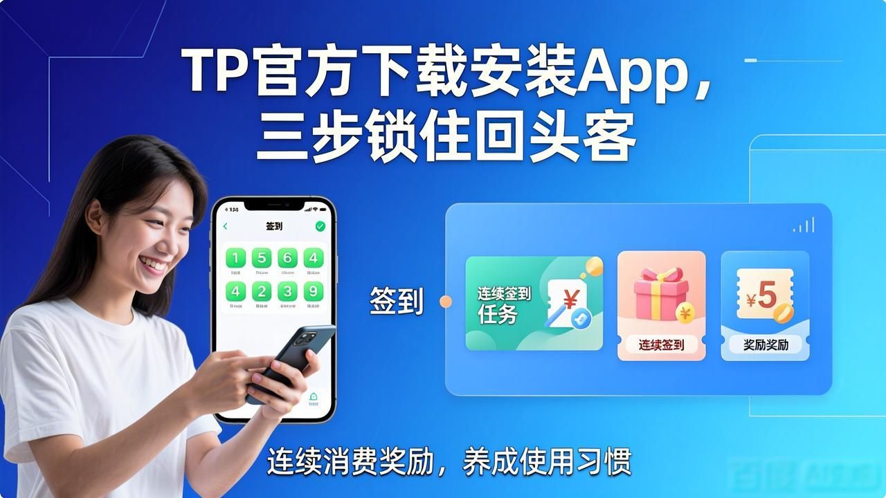 TP官方下载安装App，三步锁住回头客