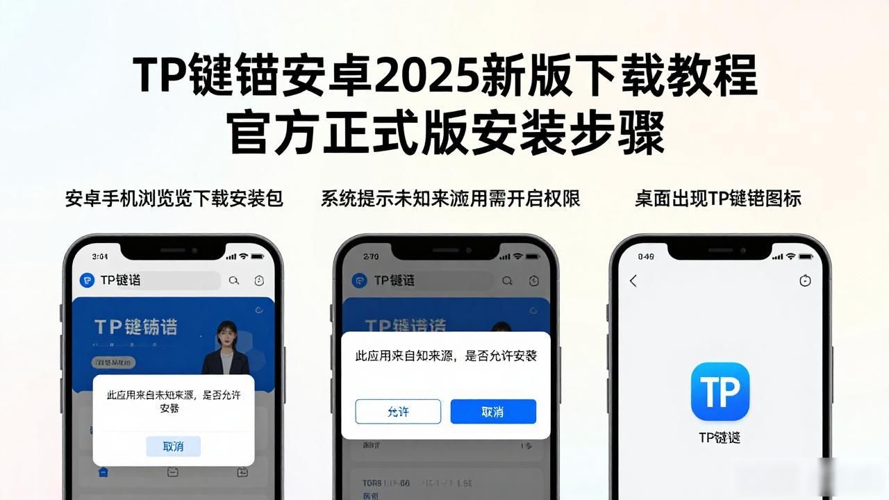 TP钱包安卓2025新版下载教程 官方正式版安装步骤