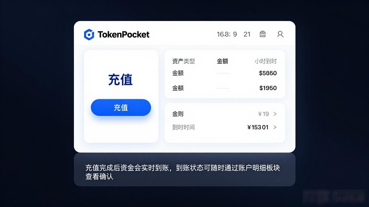 TokenPocket充值提现超简单，一键搞定数字资产流转