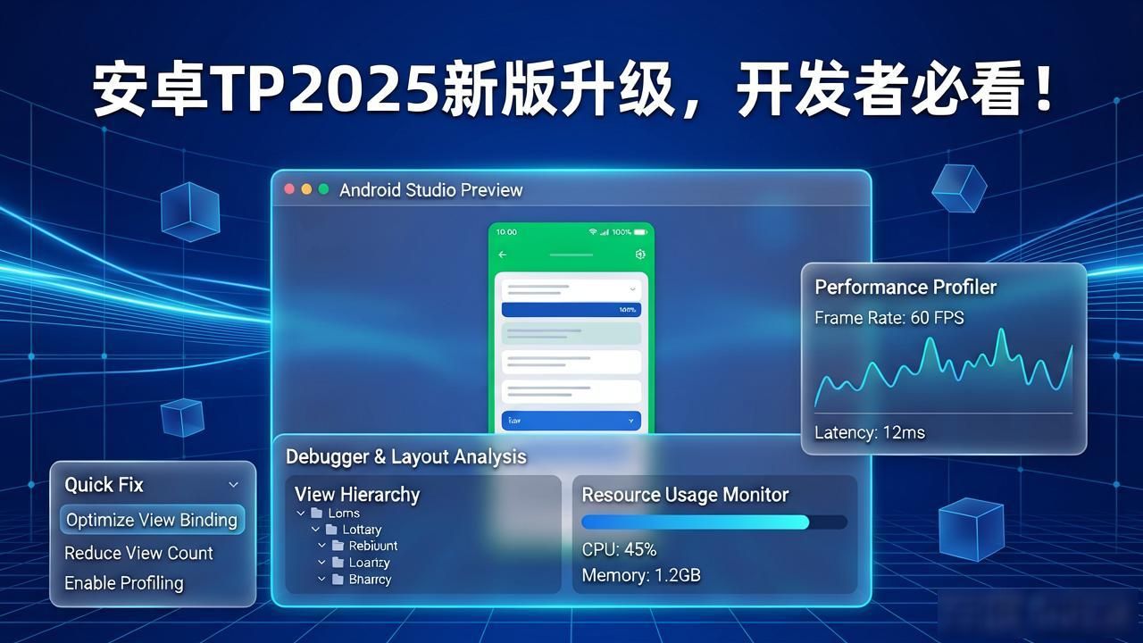 Android Studio调试体验提升_安卓TP2025新版本亮点全展示_安卓TP2025性能优化
