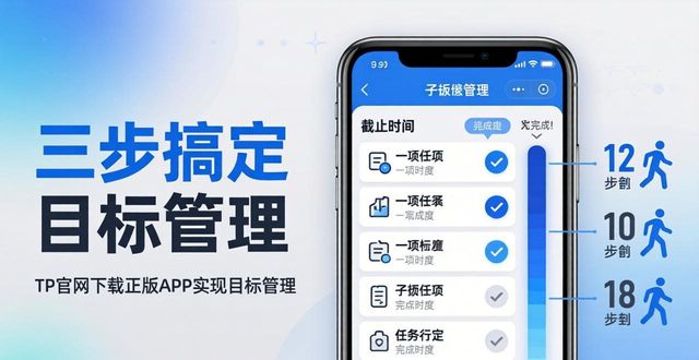 TP官网下载正版APP，三步搞定目标管理