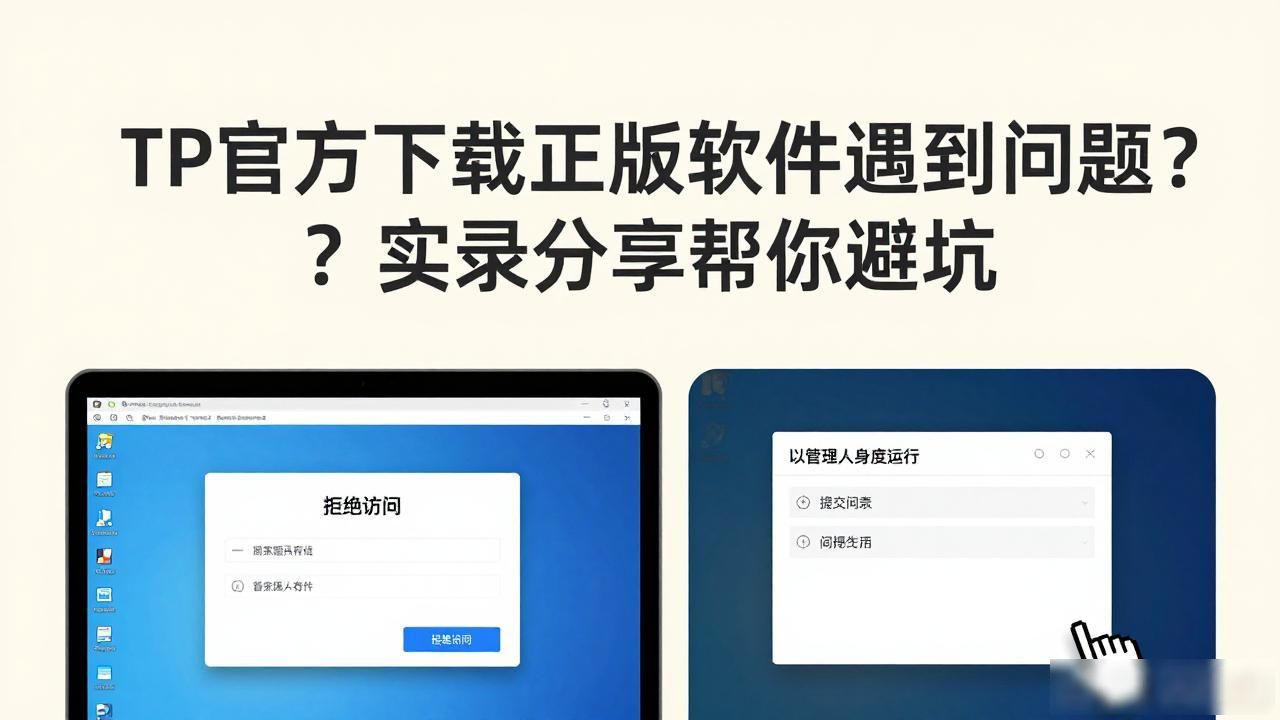 TP官方下载正版软件遇到问题？实录分享帮你避坑
