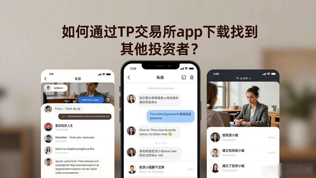 如何通过TP交易所app下载找到其他投资者？