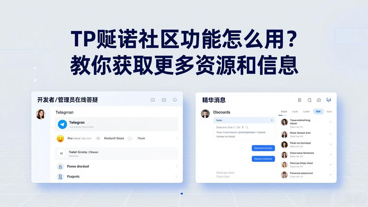 TP钱包社区功能怎么用？教你获取更多资源和信息