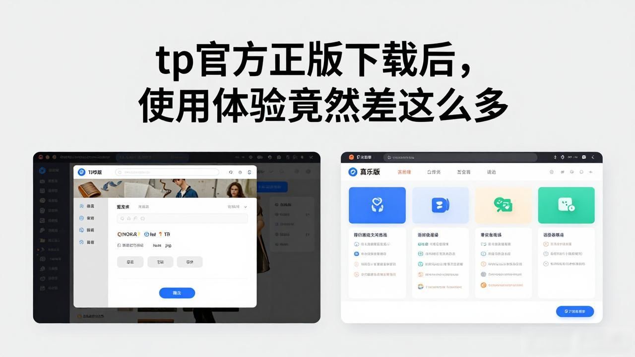 tp官方正版下载后，使用体验竟然差这么多