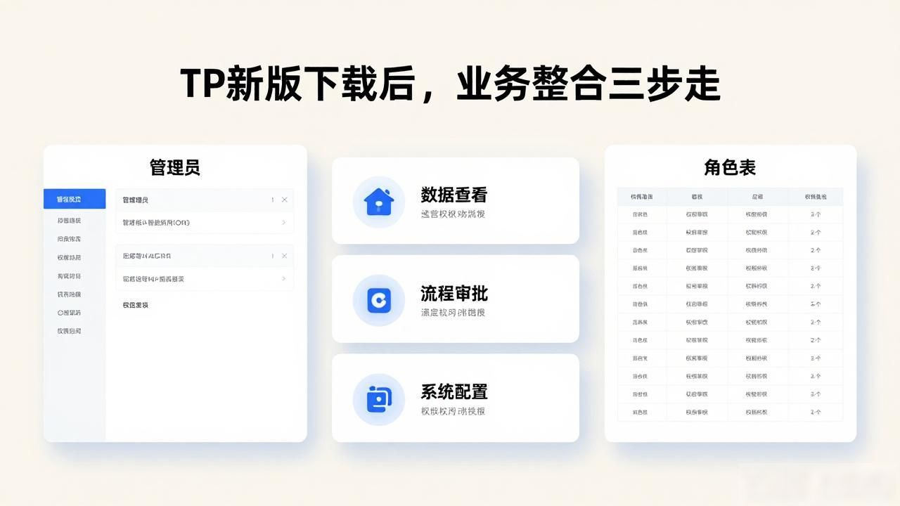 TP新版下载后，业务整合三步走